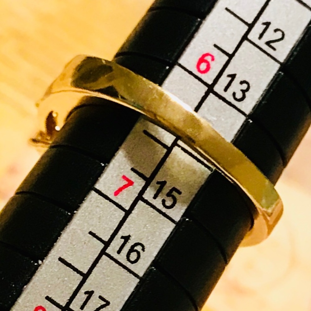 Heart Shape Garnet Gem 💎 Ring - Picture 5 of 6